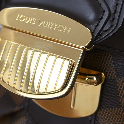 Louis Vuitton Sistina Handbag Damier, BROWN, CANVAS, Handbag