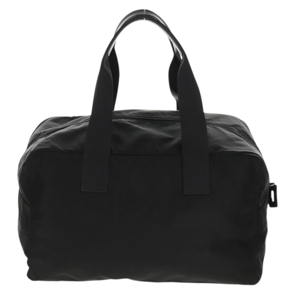 Prada Vintage Boston Bag Nylon, BLACK, NYLON, Travel bag