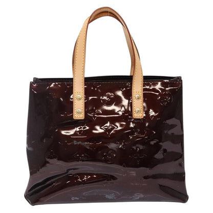 Louis Vuitton Reade Handbag Monogram Vernis, BURGUNDY, PATENT_LEATHER, Handbag