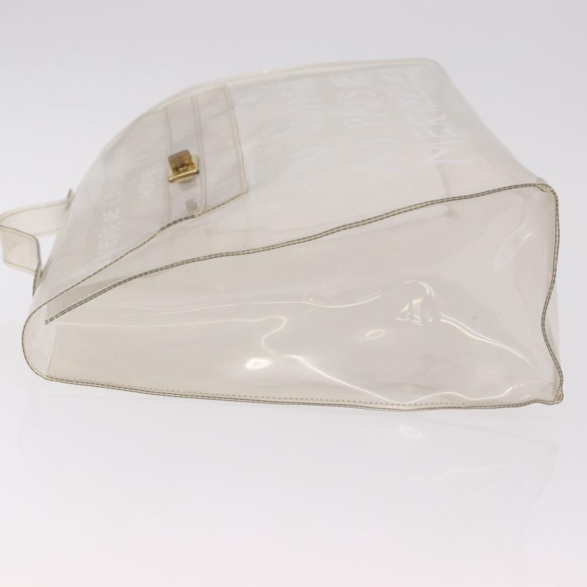 Hermes Kelly Handbag Vinyl, Clear, Plastic, Handbag