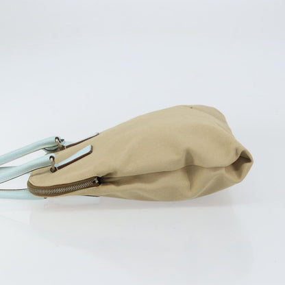 Prada Vintage Handbag Canvas, BEIGE, CANVAS, Handbag