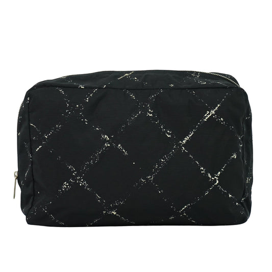 Chanel Travel line pouch Nylon, BLACK, NYLON, Travel bag