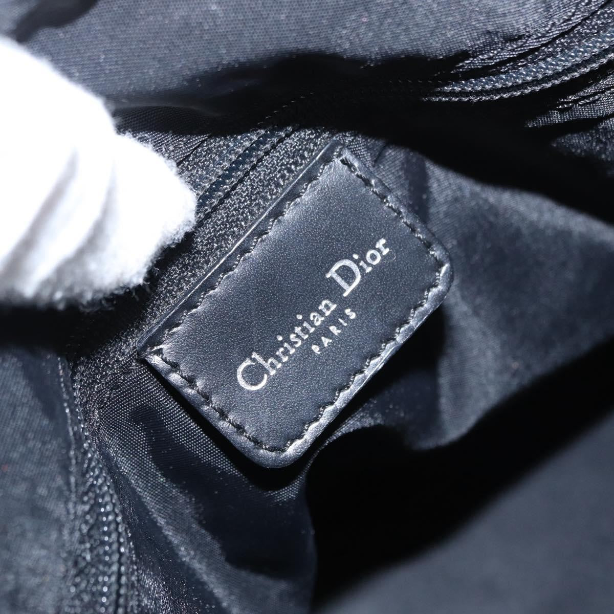 Christian Dior Vintage Trotter Boston Bag Diorissimo Canvas, BLACK, CANVAS, Travel bag