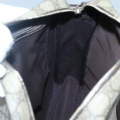 Gucci Front Zip Messenger GG Coated Canvas, BEIGE, CANVAS, Shoulder bag