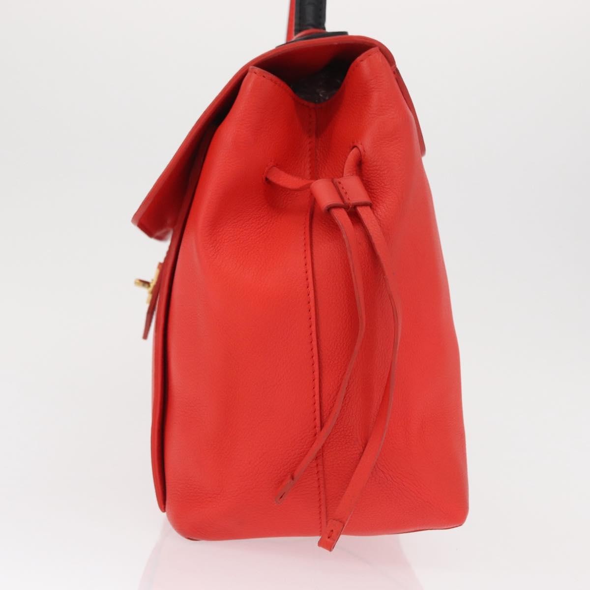 Louis Vuitton Lockme Handbag Leather, RED, LEATHER, Handbag