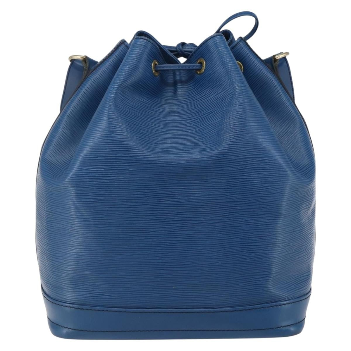 Louis Vuitton Noe Handbag Epi Leather, BLUE, LEATHER, Shoulder bag