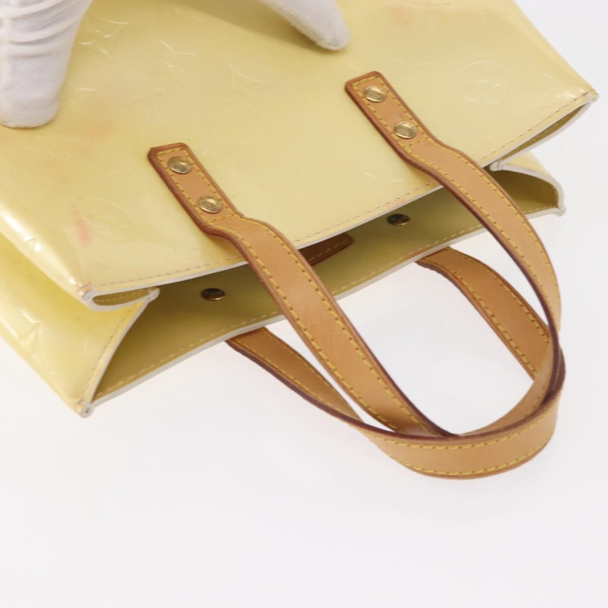 Louis Vuitton Reade Handbag Monogram Vernis, BEIGE, PATENT_LEATHER, Tote bag