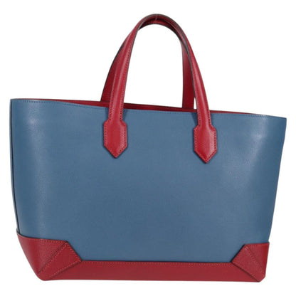 Hermes Maxibox Cabas Evercolor with Epsom, BLUE, LEATHER, Tote bag