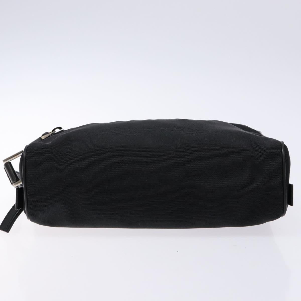 Gucci Pochette Nylon, BLACK, NYLON, Clutche & pouche