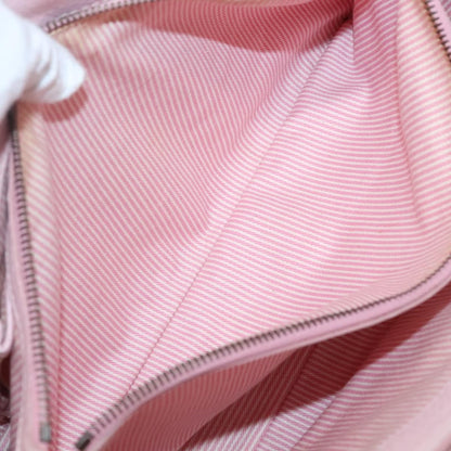 Celine Boogie Satchel Leather, PINK, LEATHER, Handbag