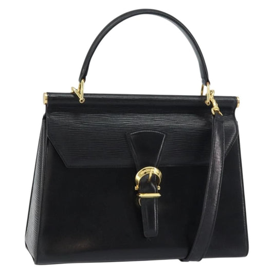 Valentino Garavani Vintage Handbag Leather, BLACK, LEATHER, Handbag