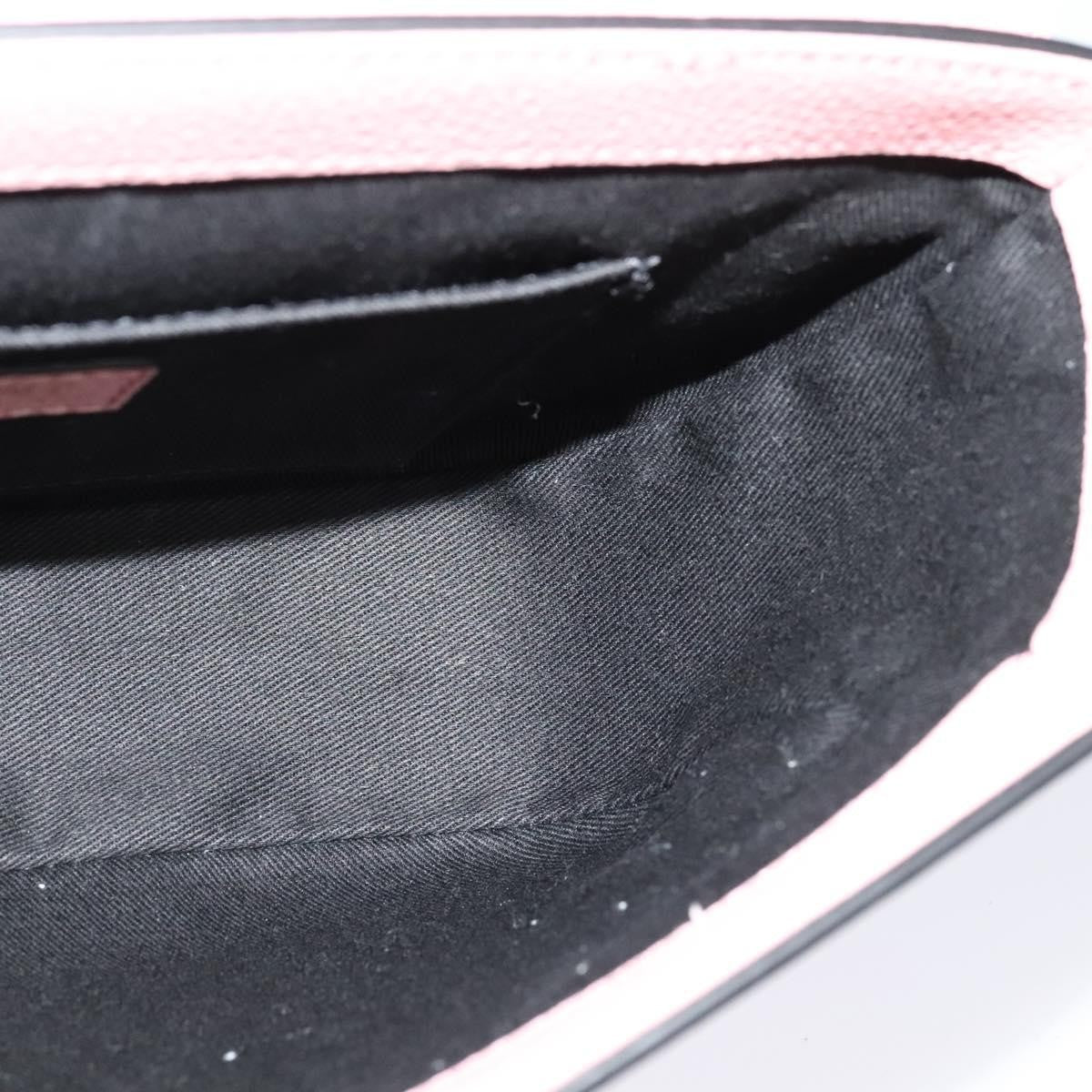 Versace Virtus Flap Messenger Bag Leather, PINK, LEATHER, Shoulder bag