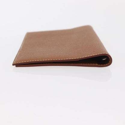 Hermes Agenda A6 Day Planner Housse Leather, Brown, Leather, Wallet