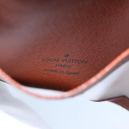 Louis Vuitton Vertical ID Card Holder Canvas, BROWN, CANVAS, Card Holders