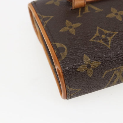 Louis Vuitton Florentine Waist Bag Monogram Canvas, BROWN, CANVAS, Clutche & pouche