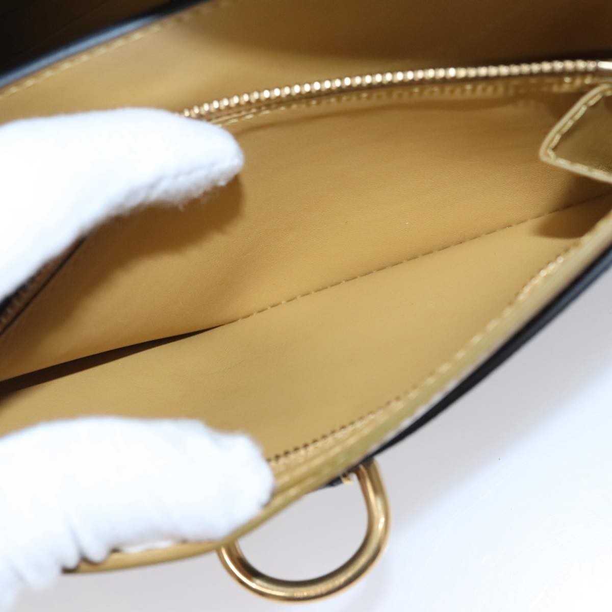 Burberry D-Ring Shoulder Bag Leather, BLACK, LEATHER, Shoulder bag