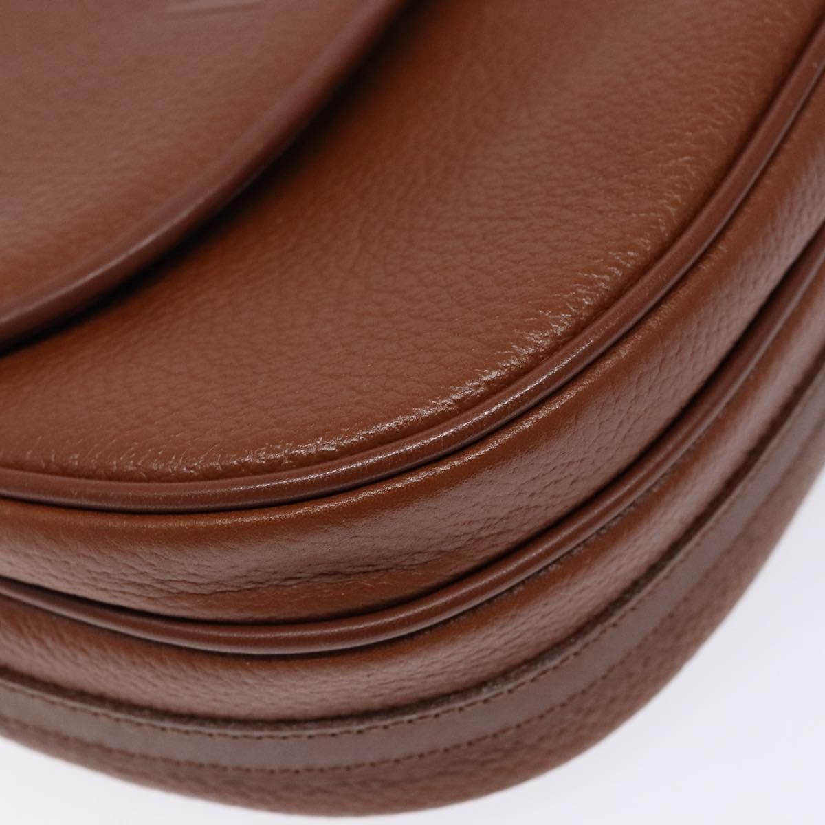 Burberry Flap Messenger Leather, BROWN, LEATHER, Shoulder bag