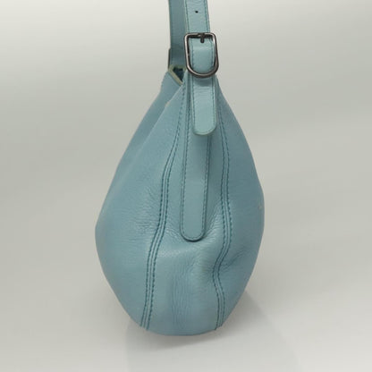 Bottega Veneta Shoulder Bag Leather, BLUE, LEATHER, Shoulder bag