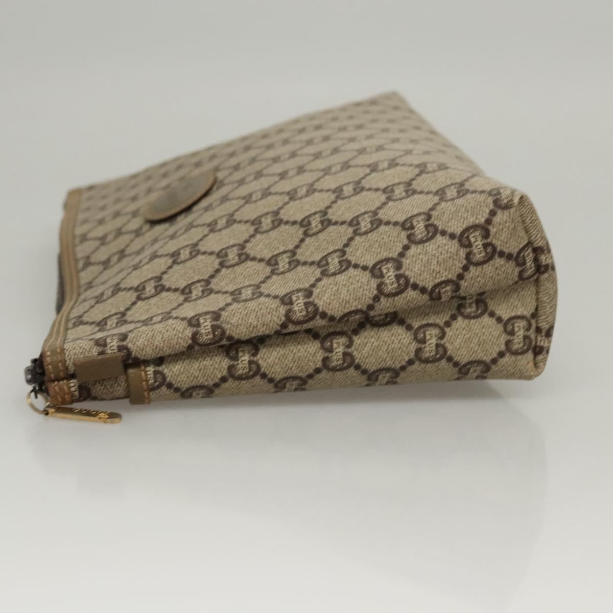 Gucci GG Plus Supreme Pouch Canvas, BEIGE, CANVAS, Clutche & pouche