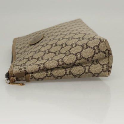 Gucci GG Plus Supreme Pouch Canvas, BEIGE, CANVAS, Clutche & pouche