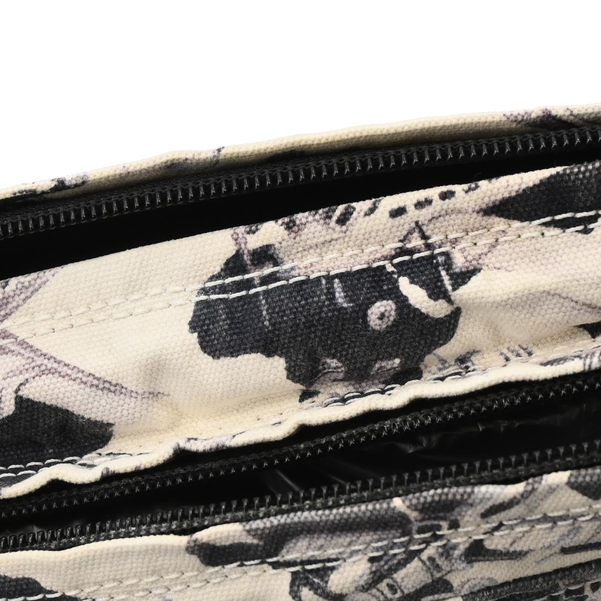 Chanel Airlines Shoulder Bag Canvas, WHITE, CANVAS, Shoulder bag