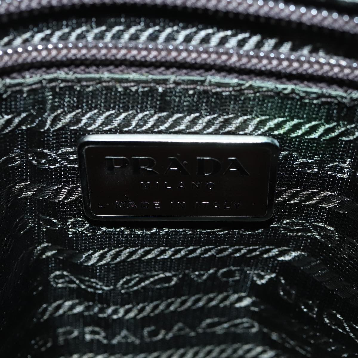 Prada Vintage Shoulder Bag Canvas, BEIGE, CANVAS, Shoulder bag