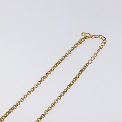 Christian Dior CD Pendant Necklace Gold-plated, GOLD, METAL, Necklace