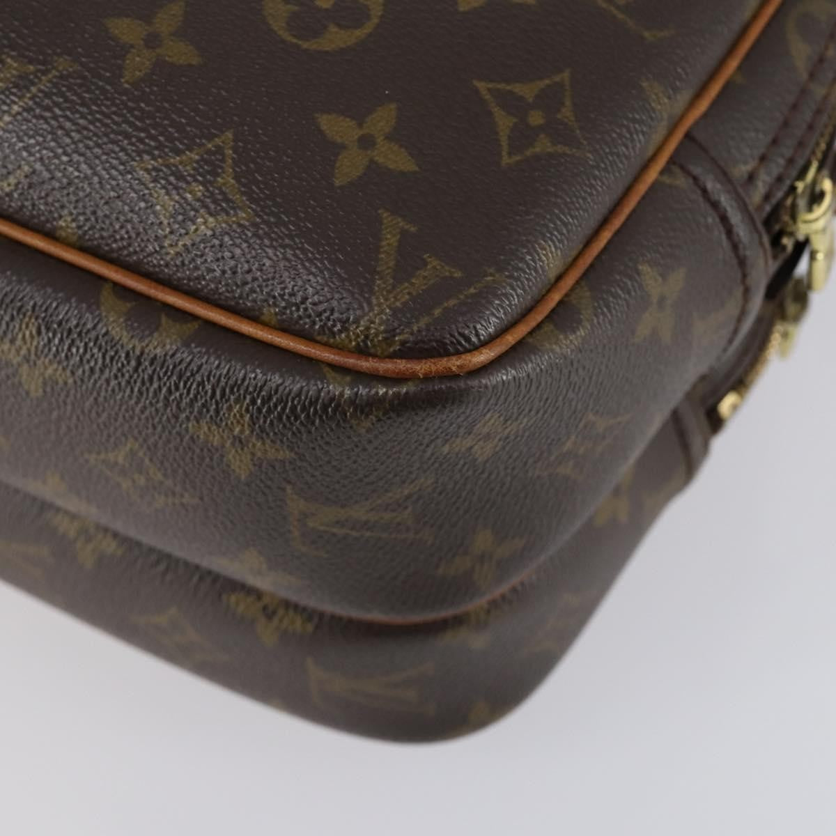 Louis Vuitton Reporter Bag Monogram Canvas, BROWN, CANVAS, Shoulder bag