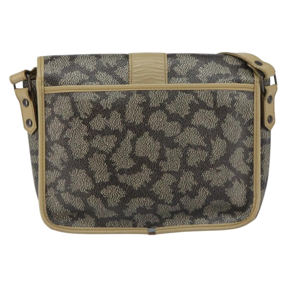 Saint Laurent Vintage Shoulder Bag PVC Leather, BEIGE, PVC, Shoulder bag