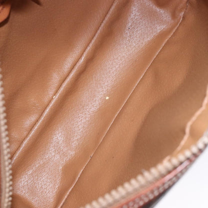 Celine Macadam Shoulder Bag PVC Leather, BROWN, CANVAS, Shoulder bag