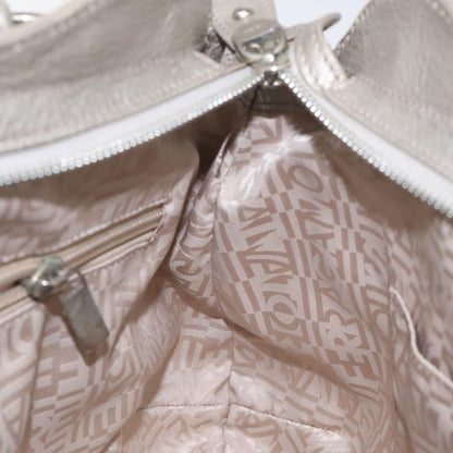 Salvatore Ferragamo Marisa Satchel Leather, SILVER, LEATHER, Shoulder bag