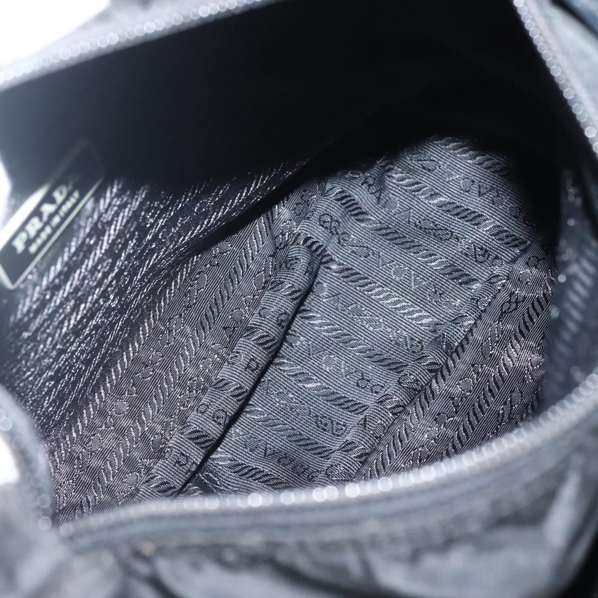 Prada Buckle Messenger Bag Tessuto, BLACK, NYLON, Crossbody bag