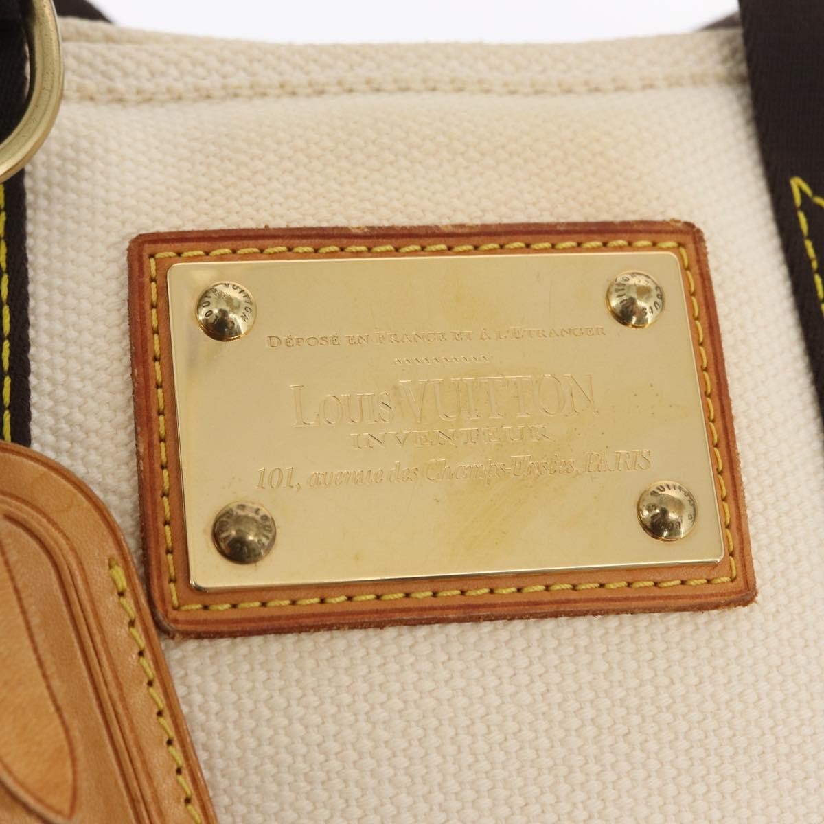 Louis Vuitton Antigua Tote Canvas, ECRU, CANVAS, Handbag