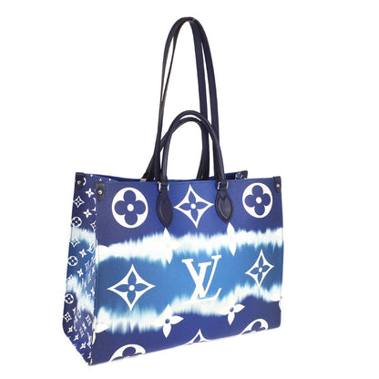 Louis Vuitton OnTheGo Tote Limited Edition Escale Monogram Giant, BLUE, CANVAS, Tote bag