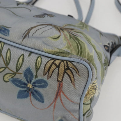 Gucci Convertible Zip Tote Flora Canvas, BLUE, CANVAS, Tote bag