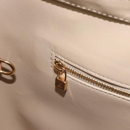 Louis Vuitton Houston Handbag Monogram Vernis, BEIGE, PATENT_LEATHER, Handbag