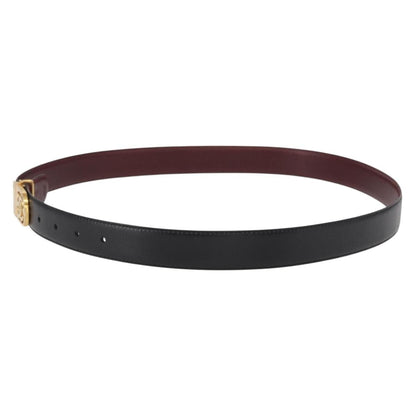 Chanel CC Belt Leather, BLACK, LEATHER, Belts