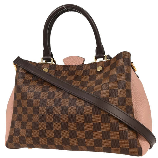 Louis Vuitton Brittany Handbag Damier, BROWN, CANVAS, Handbag