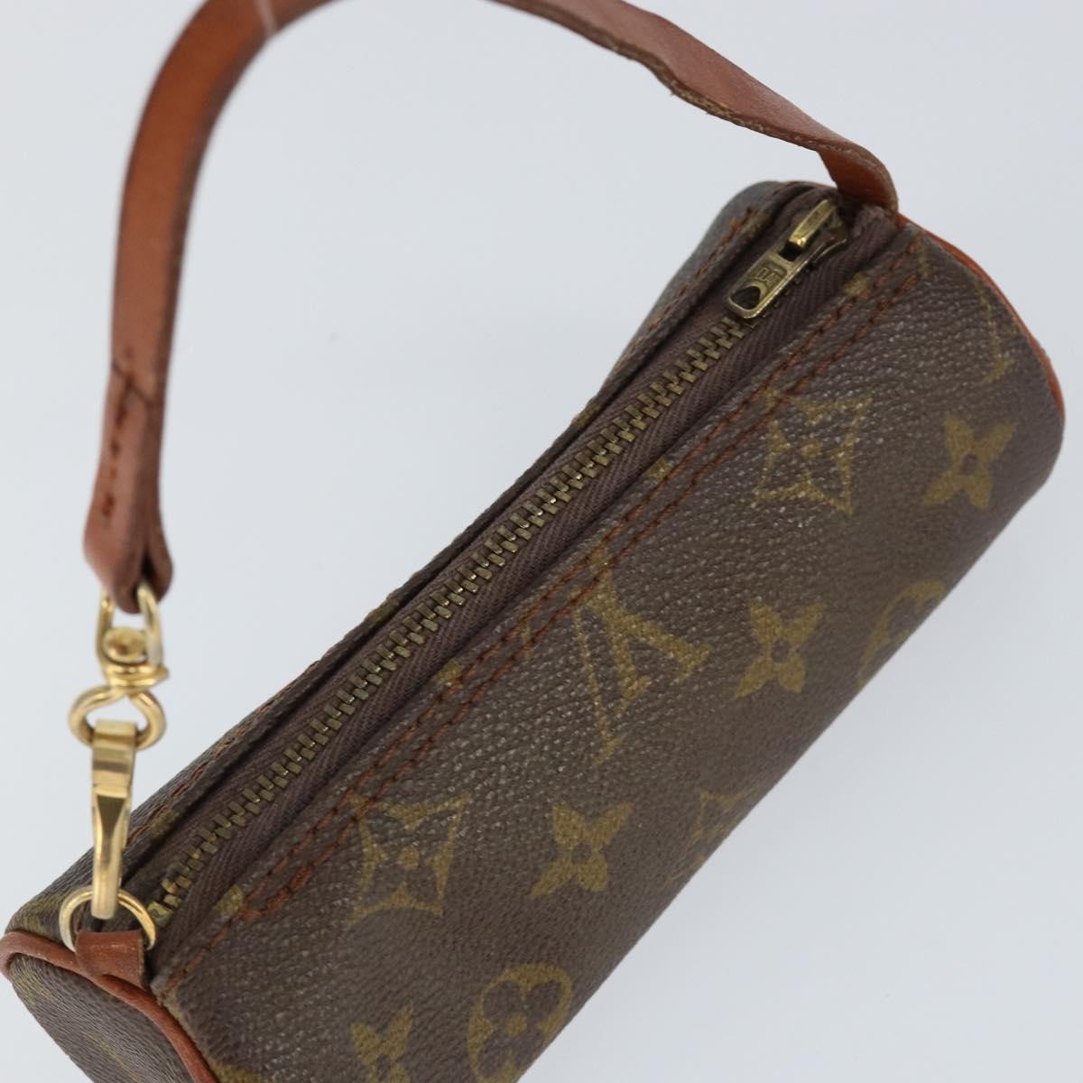 Louis Vuitton Papillon Pochette Monogram Canvas, BROWN, CANVAS, Clutche & pouche