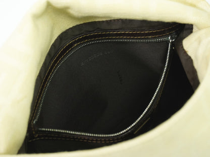 Fendi Mamma Baguette Zucca canvas, BEIGE, CANVAS, Shoulder bag