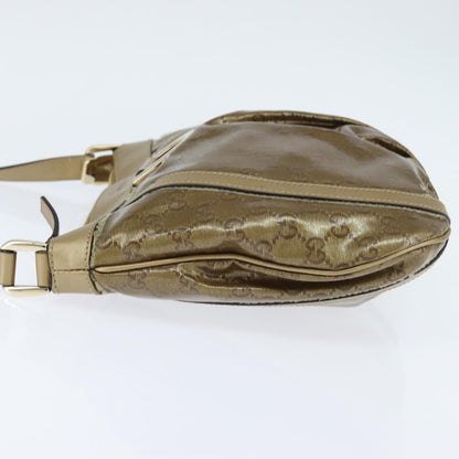 Gucci D Ring Messenger Bag GG Coated Canvas, GOLD, CANVAS, Shoulder bag