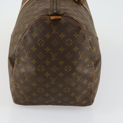 Louis Vuitton Keepall Bag Monogram Canvas, BROWN, CANVAS, Travel bag