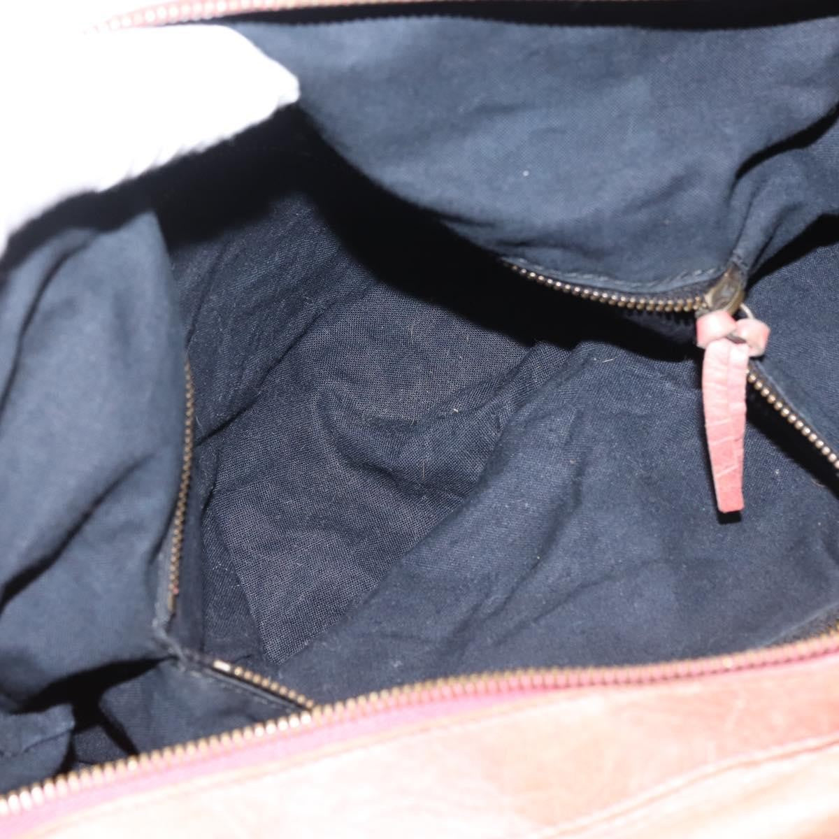 Balenciaga Twiggy Classic Studs Bag Leather, PINK, LEATHER, Handbag