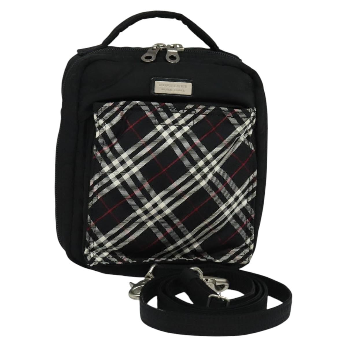 Burberry Nova check Shoulder bag Canvas, BLACK, NYLON, Shoulder bag