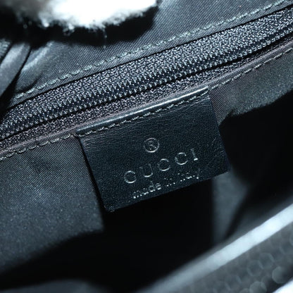 Gucci Bamboo Handle Tote nylon, BLACK, NYLON, Handbag