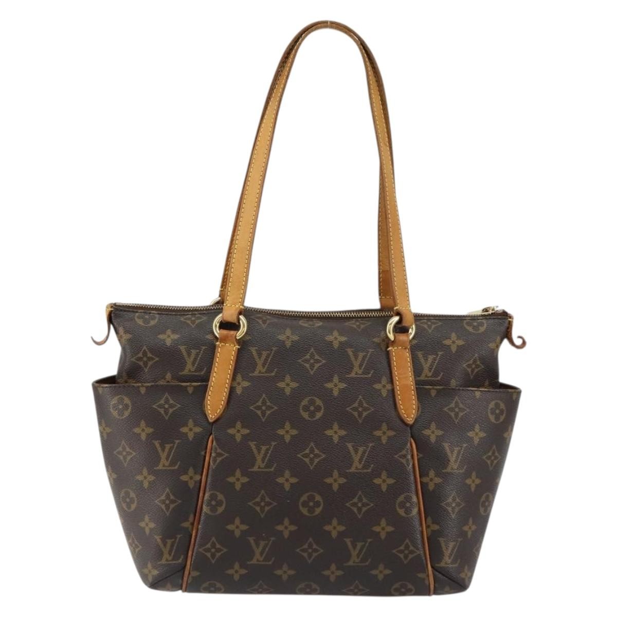 Louis Vuitton Totally Handbag Monogram Canvas, BROWN, CANVAS, Tote bag