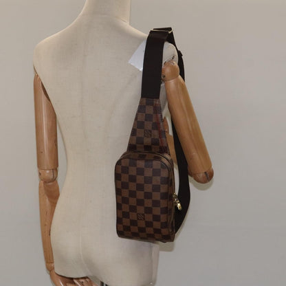 Louis Vuitton Geronimos Waist Bag Damier, BROWN, CANVAS, Shoulder bag