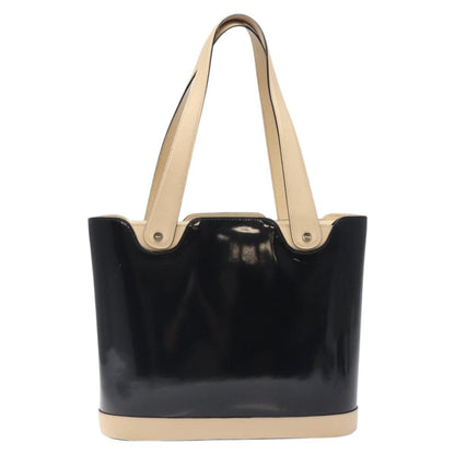 Salvatore Ferragamo Vintage Tote bag Patent Leather, BLACK, PATENT_LEATHER, Tote bag