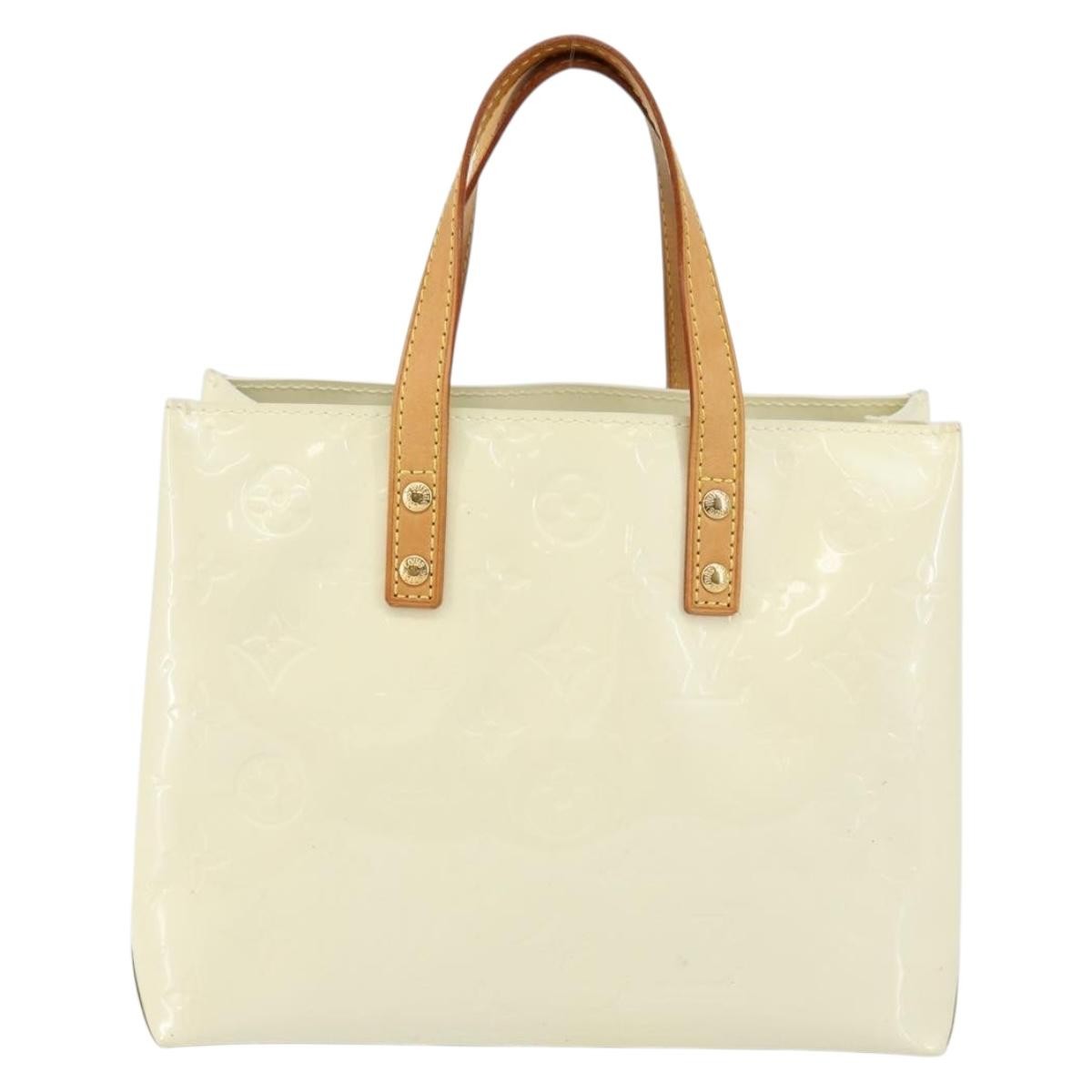 Louis Vuitton Reade Handbag Monogram Vernis, BEIGE, PATENT_LEATHER, Handbag