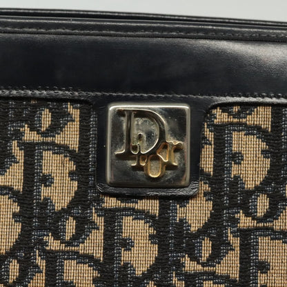 Christian Dior wristlet zip dior Canvas, NAVY, CANVAS, Shoulder bag